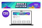 Lego Gaming YouTube banner, a Social Media Template by Vaughn Studios (Thumbnail 1 of 5)