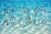 Transparent Glassy Alphabet, Numbers, an Illustration by Stellalunarts (Thumbnail 2 of 5)