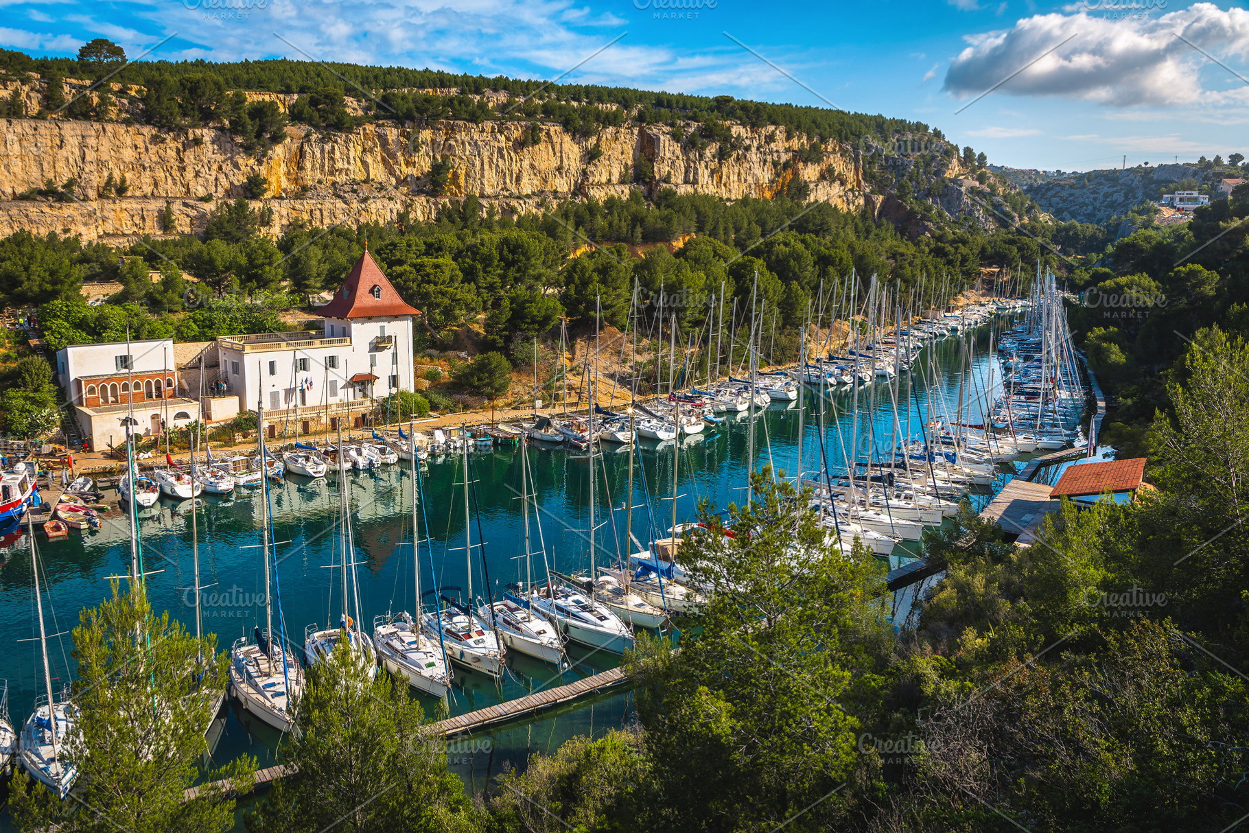 Calanques de Port Miou bay in France, a Nature Photo by Alpine Dreams
