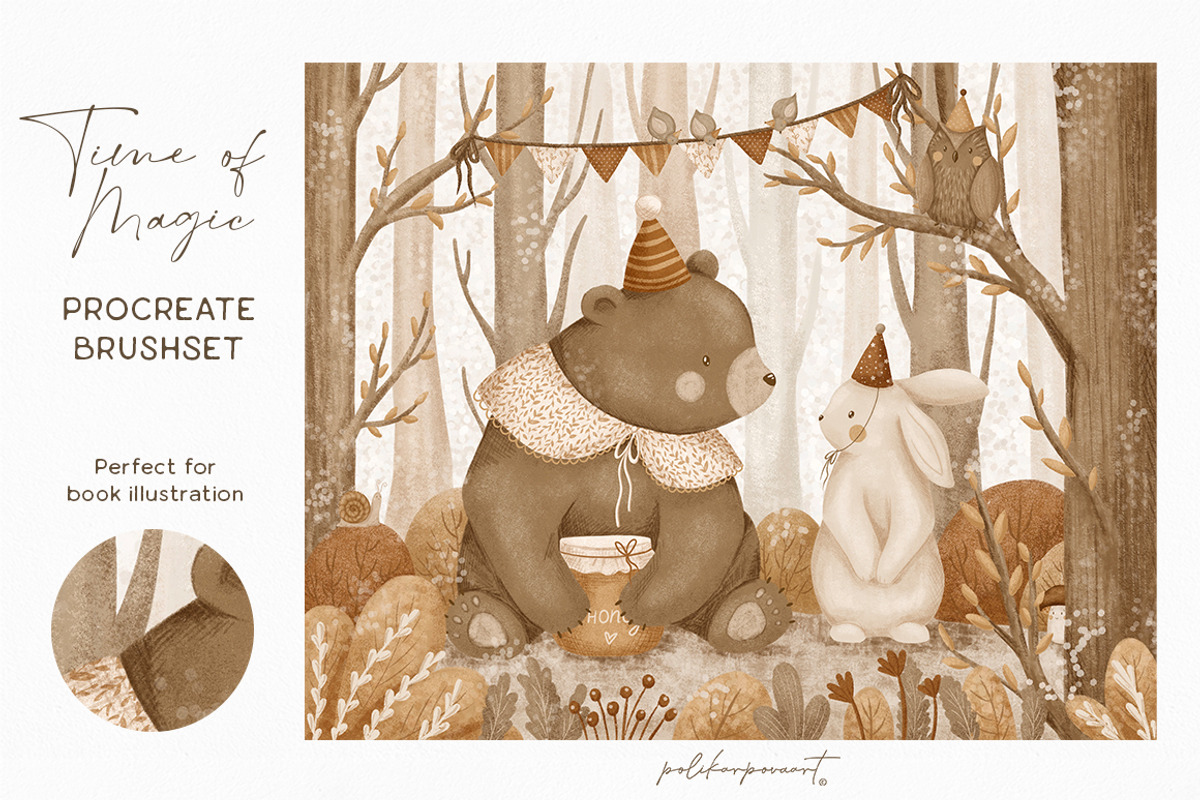 Time of Magic. Procreate Brushes, a Brush Add-On by polikarpovaart (Photo 3 of 18)