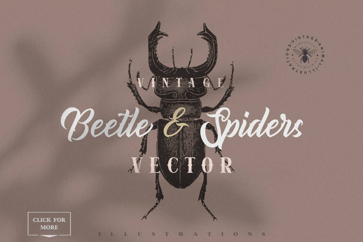 Vintage Animals Bundle 300+, an Animal Illustration by Retro Machine (Photo 19 of 21)
