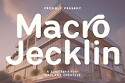 Macro Jecklin Rounded Sans Serif, a Sans Serif Font by Maulana Creative (Thumbnail 2 of 6)