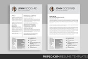 Clean Resume/CV, a Resume Template by graphicforest (Thumbnail 1 of 5)