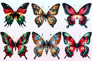 Juneteenth Butterfly Sublimation, a Graphic by CitraGraphics (Thumbnail 2 of 4)