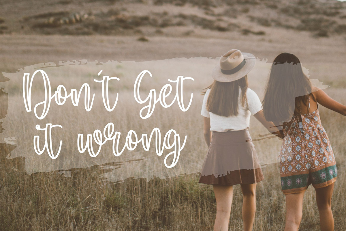 Minoline - Modern Handwritten Font, a Script Font by Balpirick Studio (Photo 3 of 7)
