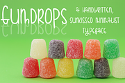 Gumdrops, a Sans Serif Font by Sunkissed Minimalist (Thumbnail 1 of 3)