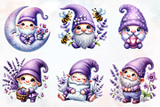 Lavender purple gnome sublimation, an Illustration by RobertsArt (Thumbnail 7 of 7)