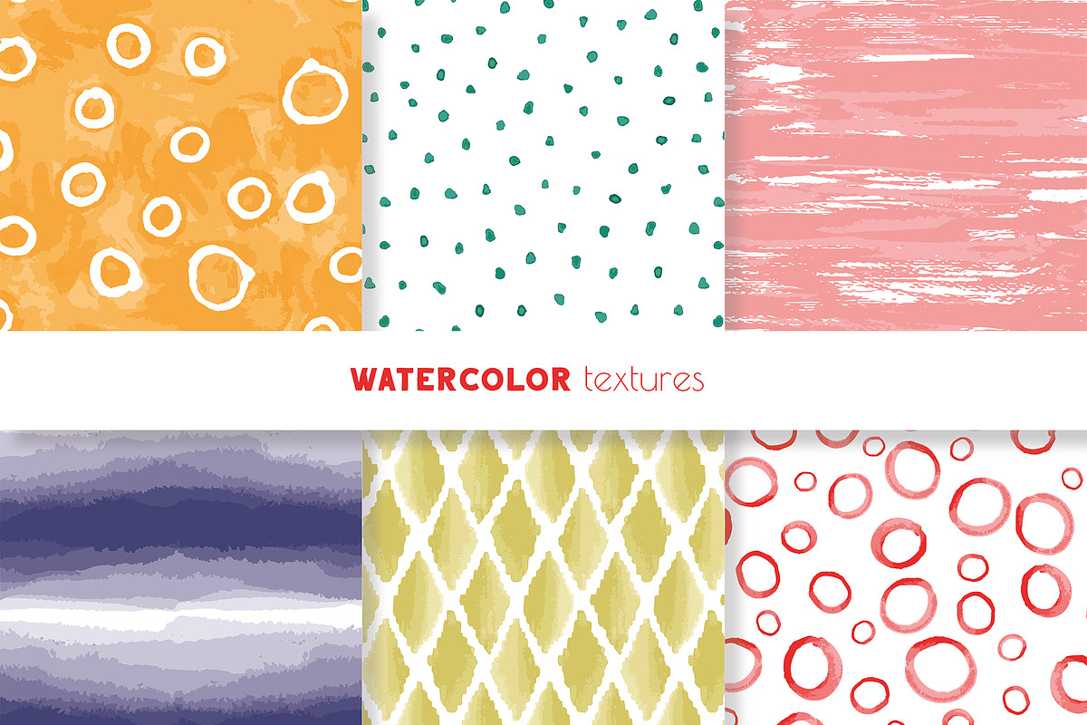 Abstract Watercolor Textures, a Pattern Graphic by Agnes Somogyi PATTERNS (Photo 8 of 10)