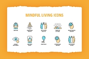 20 Mindful Living Icon Set, an Icon by Flat Icons (Thumbnail 3 of 4)