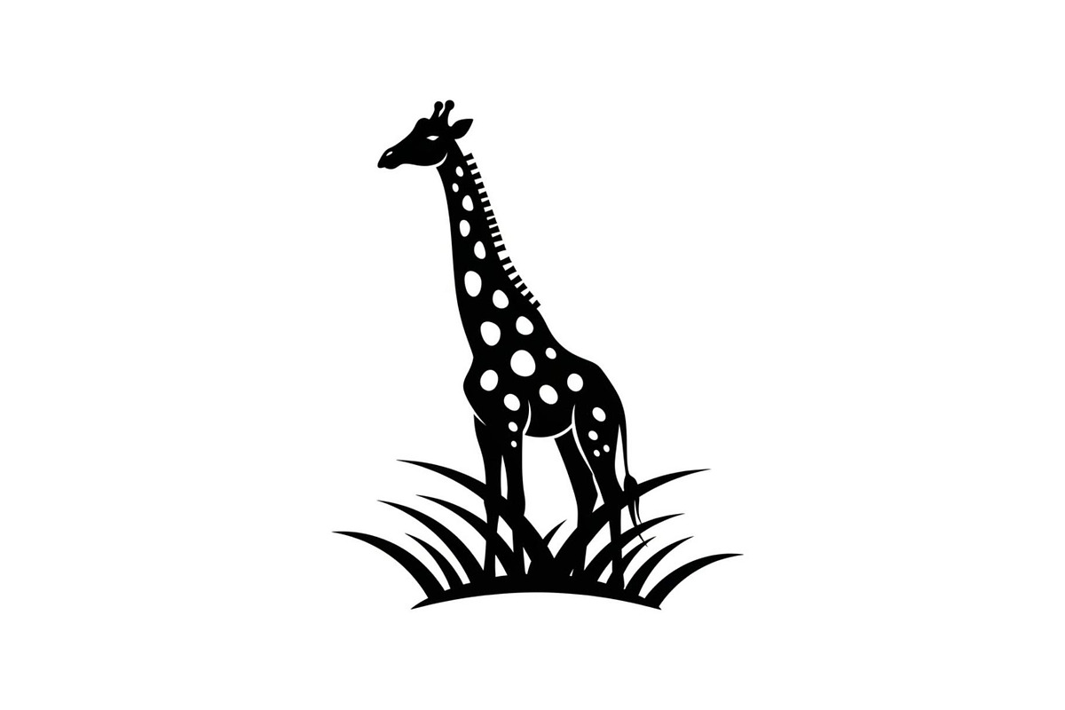 Giraffe Safari Silhouette Vector Bun, an Illustration by Designer_Momina (Photo 24 of 51)