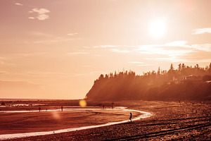 PNW Beach at Sunset