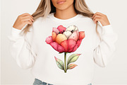 Whimsical Spring Tulip Flower Clipar, an Illustration by Craft Nest (Thumbnail 8 of 11)