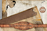 Vintage Grunge Junk Journal Papers, a Texture Illustration by AlexandHer Digital Art (Thumbnail 3 of 7)