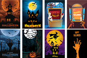 Halloween Landscape Background, an Illustration by naem021 (Thumbnail 3 of 4)