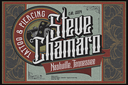 Avartequero for Tattoo & Motorcycle, a Blackletter Font by ilhamtaro (Thumbnail 2 of 6)
