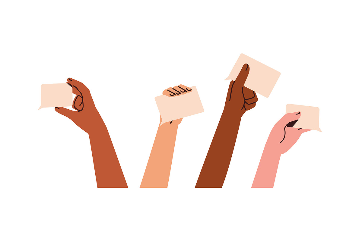 Hands with heart, star, emoji symbol, a Person Illustration by Good Studio (Photo 18 of 25)
