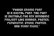 Power Srome - Futuristic Font, a Sans Serif Font by QR Design Studio (Thumbnail 5 of 7)