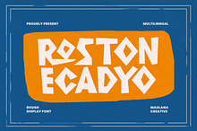 Roston Ecadyo Sans Serif Display Fon
