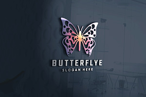 Butterflye Expansion Animal Logo