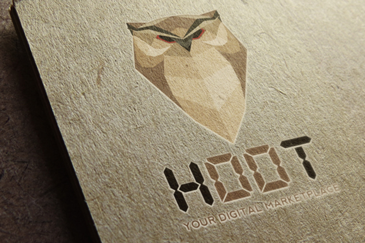 Hoot Your digital Marketplace, a Branding & Logo Template by LuisFaus (Photo 4 of 4)