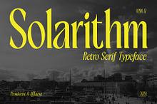 Solarithm - Retro Serif Typeface