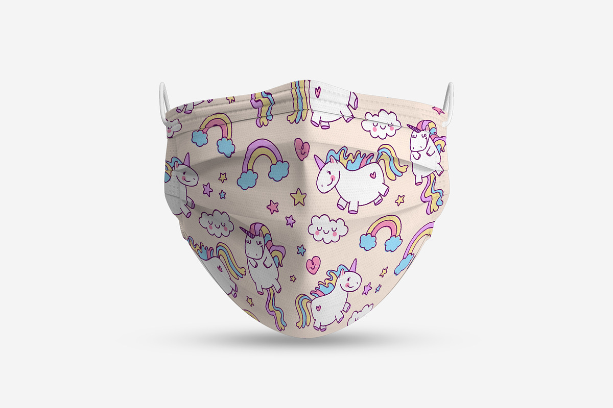 Face Mask Mock-up_03, a Mask Mockup by Mila (Photo 1 of 9)