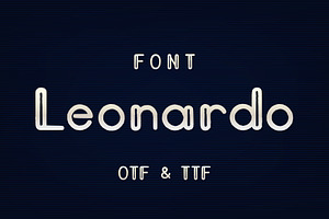 Leonardo font