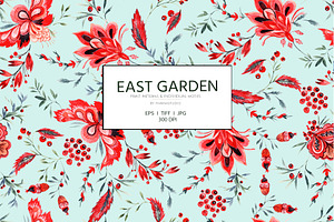 EAST GARDEN! Patterns & Motifs