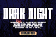Darknes Srakenos, a Sans Serif Font by QR Design Studio (Thumbnail 3 of 7)
