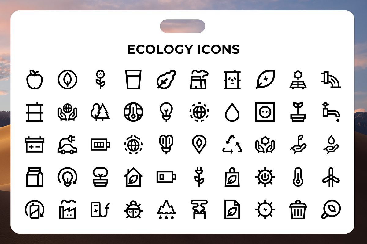 Ecology Icons, a Duotone Icon by Wencory