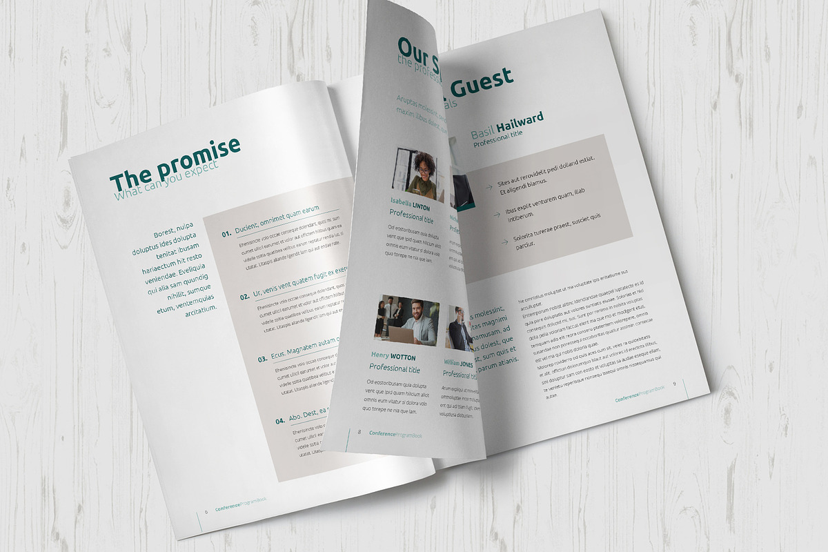 Conference Agenda Template, a Templates & Theme by Sabin (Photo 2 of 9)