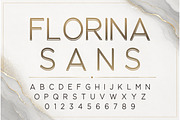 Florina Sans – Elegant Art Deco, a Sans Serif Font by Limited.studio (Thumbnail 1 of 7)