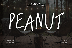 Peanut - Handwritten Font