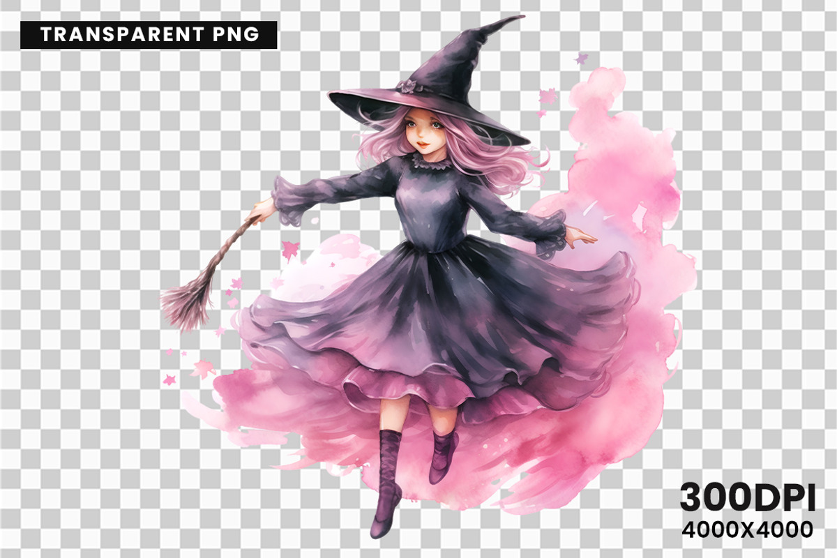 Watercolor Halloween Clipart Bundle, a Seasonal Illustration by Creative Arslan (Photo 11 of 11)