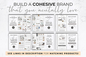 Mailchimp & Canva Templates 6 Pack