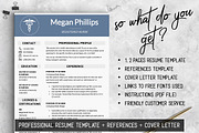 Medical Resume Template //, a Resume Template by LevelUpResume (Thumbnail 3 of 5)