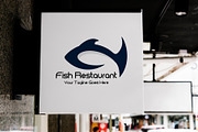 Modern Fish Restaurant Logo, a Branding & Logo Template by YUDesignStore (Thumbnail 9 of 12)