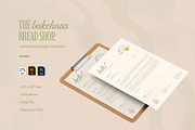 The Bakehaus Bread Shop - Letterhead, a Stationery Template by VUNIRA (Thumbnail 1 of 3)