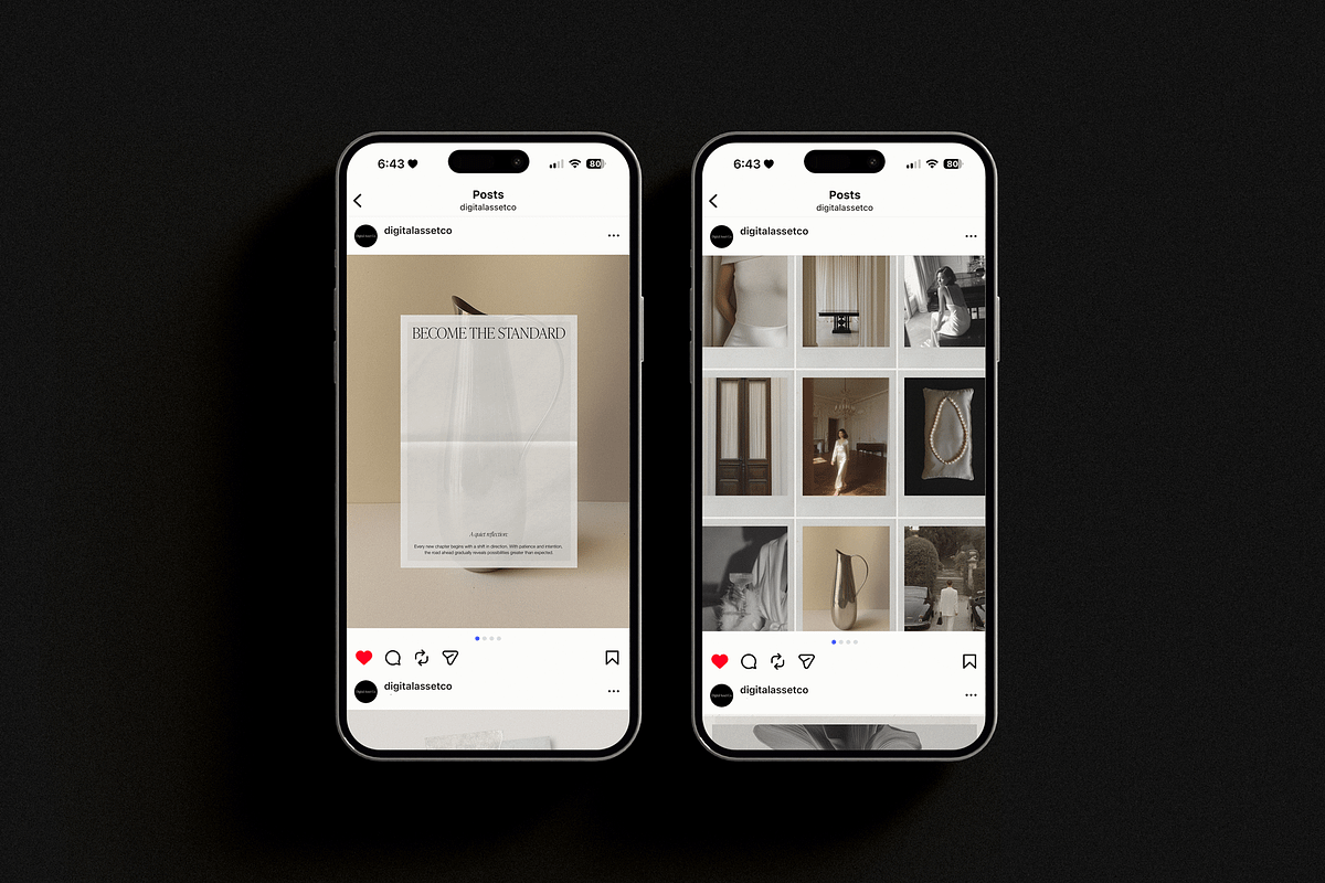 Vintage Atelier Social Media Kit, a Social Media Template by Digital Asset Co (Photo 4 of 10)