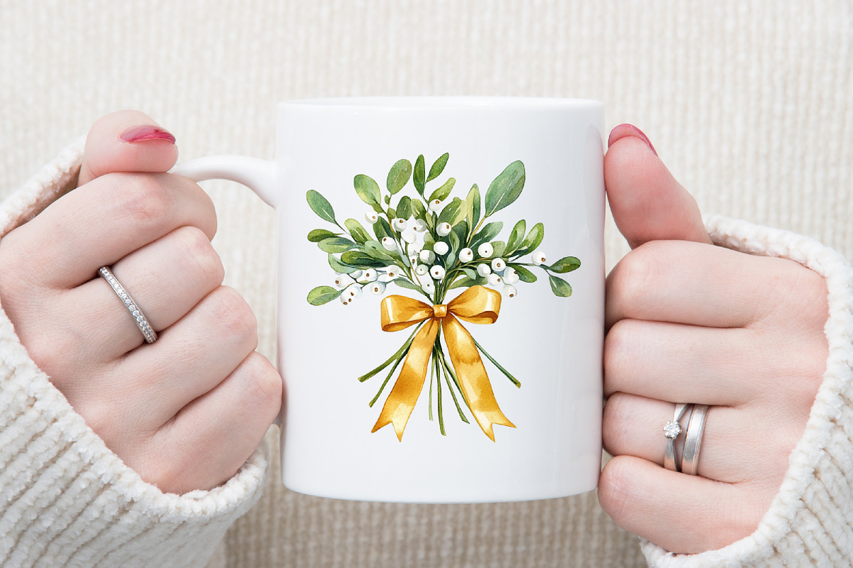 Winter Berry Clipart Christmas Water, an Illustration by Sublimation Artist (Photo 5 of 6)