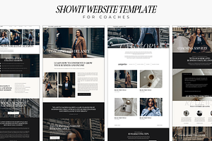 Coaching Showit Website Template