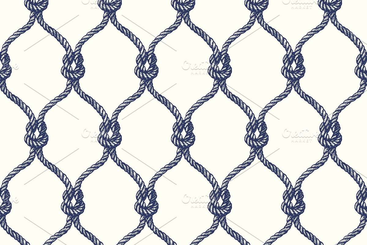 Seamless Nautical Patterns, a Pattern Graphic by Greeek (Photo 2 of 8)
