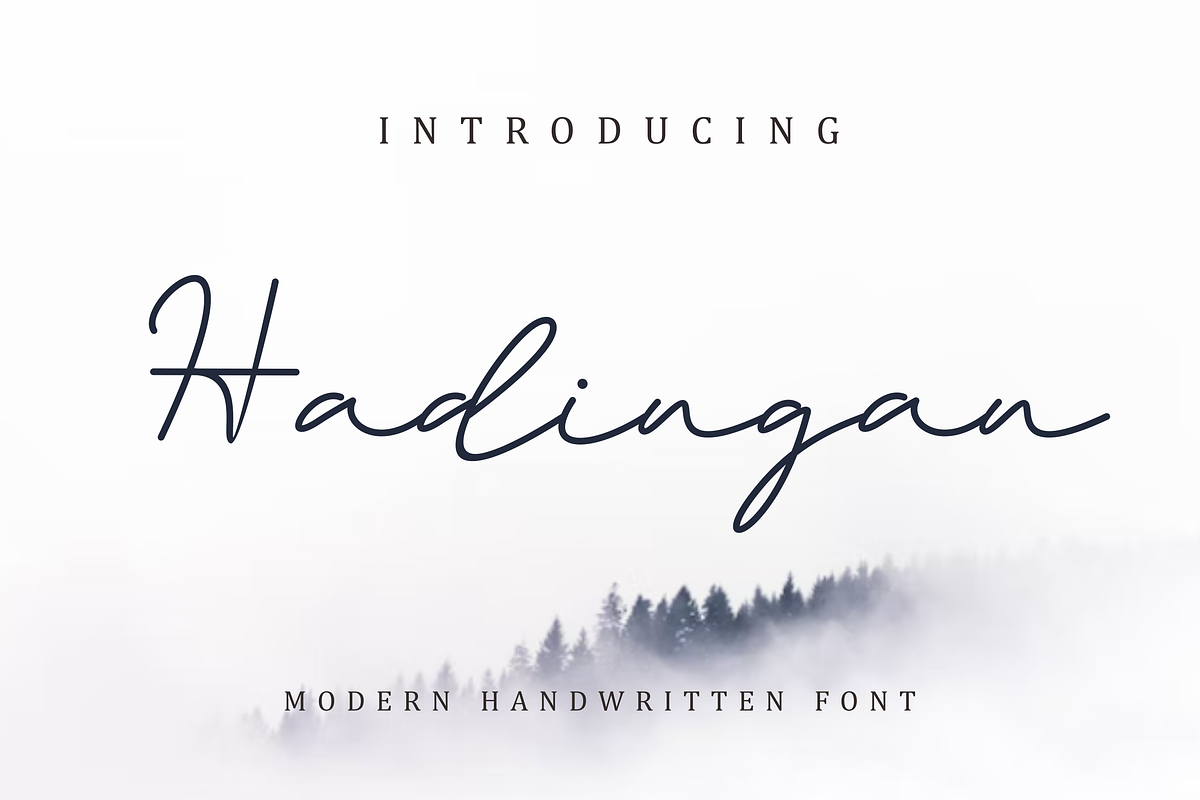 Hadingan Font, a Handwritten Font by albert_kalingga (Photo 1 of 6)