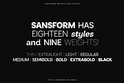 Sansform - Sans Serif Font Family, a Sans Serif Font by VP Fonts (Thumbnail 16 of 19)