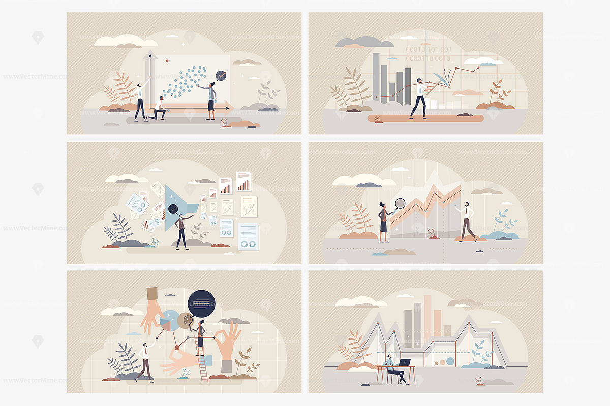 30 Data Science V2 Concepts, an Education Illustration by VectorMine (Photo 5 of 10)