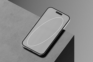 iPhone 15 Pro Standard Mockup 25