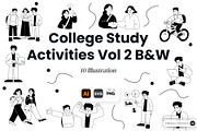 College Study Activities Vol. 2, a Person Illustration by SLAB! Design (Thumbnail 1 of 3)