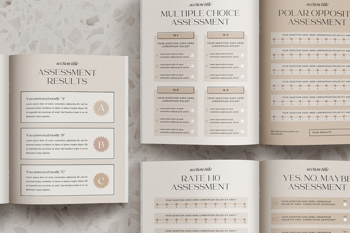 Aesthetic Workbook Template CANVA, a Brochure Template by Studio Loire (Photo 15 of 18)