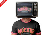 Vintage Retro Television PSD, an Advertising Mockup by Bruno's Shop (Thumbnail 1 of 3)