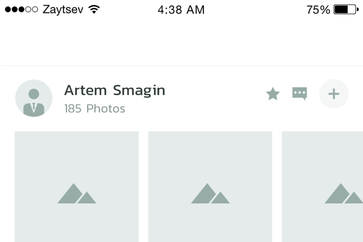 Wyvern iOS Wireframe UI Kit, a Wireframe Template by Yaroslav Zaitsev (Photo 30 of 57)